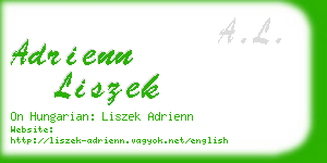 adrienn liszek business card